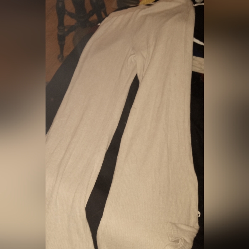 Tan n Blk soft corduroy pants